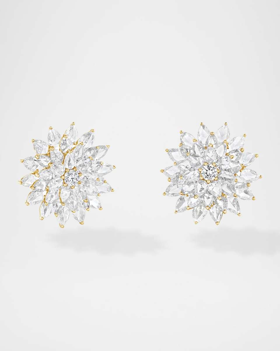 Eclat 18K White Gold Diamond Earrings, 5.50tcw
